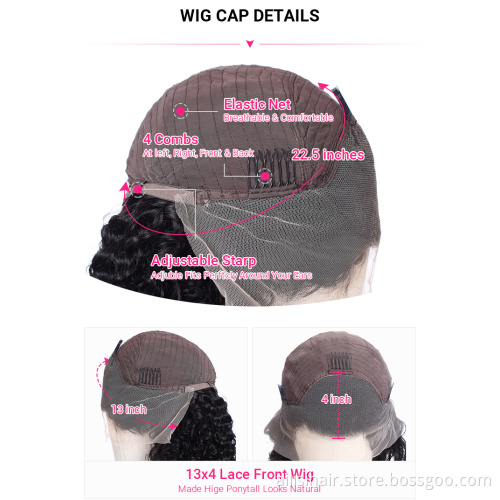 100% virgin brazilian human hair lace front wigs,cheap wholesale natural human hair wigs for black women,hd lace frontal wig